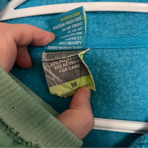 Enjoi Panda Patch Full Zip Hoodie - Picture 5 of 6